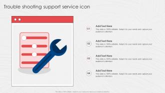 Trouble Shooting Support Service Icon