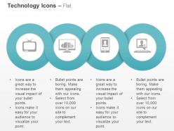 Tv laptop mobile computer ppt icons graphics