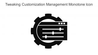 Tweaking Customization Management Monotone Icon In Powerpoint Pptx Png And Editable Eps Format