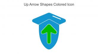 Up Arrow Shapes Colored Icon In Powerpoint Pptx Png And Editable Eps Format