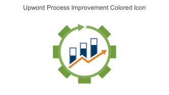 Upword Process Improvement Colored Icon In Powerpoint Pptx Png And Editable Eps Format