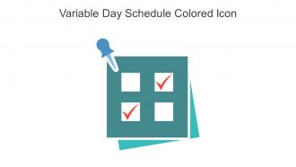 Variable Day Schedule Colored Icon In Powerpoint Pptx Png And Editable Eps Format