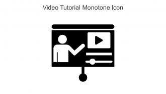 Video Tutorial Monotone Icon In Powerpoint Pptx Png And Editable Eps Format