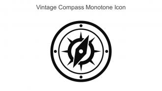 Vintage Compass Monotone Icon In Powerpoint Pptx Png And Editable Eps Format