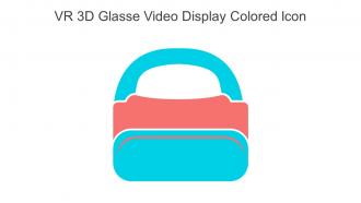 VR 3D Glasse Video Display Colored Icon In Powerpoint Pptx Png And Editable Eps Format