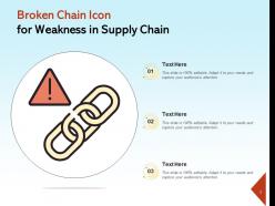 Weakness Icon Telecommunication Individual Representing Business Process