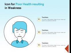 Weakness Icon Telecommunication Individual Representing Business Process