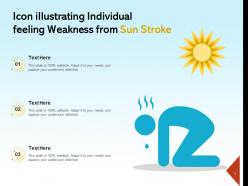 Weakness Icon Telecommunication Individual Representing Business Process