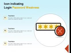 Weakness Icon Telecommunication Individual Representing Business Process