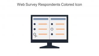 Web Survey Respondents Colored Icon In Powerpoint Pptx Png And Editable Eps Format