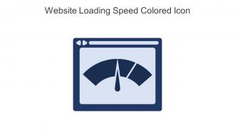 Website Loading Speed Colored Icon In Powerpoint Pptx Png And Editable Eps Format