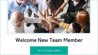 Welcome New Team Member Instructing Management Organization Induction Employee