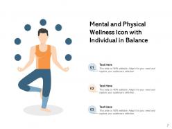 Wellness Icon Financial Surrounded Indicating Physical Relaxation Medication Individual