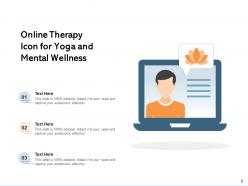 Wellness Icon Financial Surrounded Indicating Physical Relaxation Medication Individual