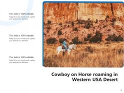 Western Adventurer Through Mountains Roaming Filmmaker Participating