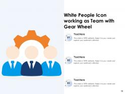 White people icon business schedules illustrating publicity workforce management