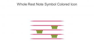 Whole Rest Note Symbol Colored Icon In Powerpoint Pptx Png And Editable Eps Format