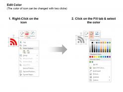 Wifi signal internet mail globe ppt icons graphics