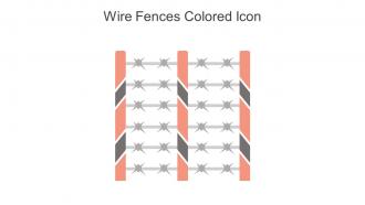 Wire Fences Colored Icon In Powerpoint Pptx Png And Editable Eps Format