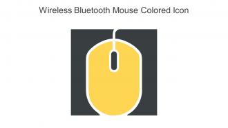 Wireless Bluetooth Mouse Colored Icon In Powerpoint Pptx Png And Editable Eps Format