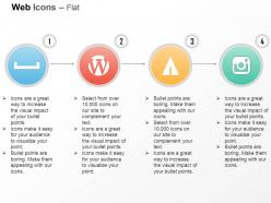 Wordpress instagram ppt icons graphics