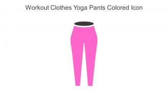 Workout Clothes Yoga Pants Colored Icon In Powerpoint Pptx Png And Editable Eps Format